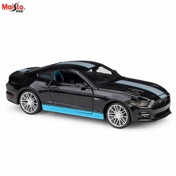 Maisto 1:24 Upravené auto Ford Mustang GT Zmontované simulácia zliatiny model auta, remeslá dekorácie zbierku hračiek nástroje