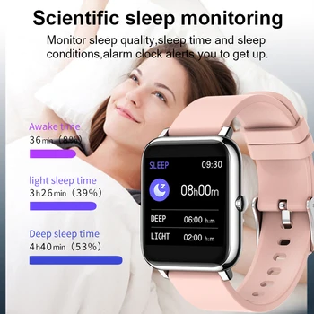 P22 Smart Sledovať Tepovú Frekvenciu, Krvný Tlak Monitorovanie Hovoru Správu Hodinky Muži Ženy SmartWatch Fitness Tracker Pre Apple Xiao