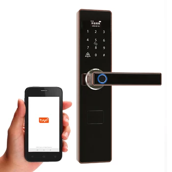 Nový Príchod Tuya WiFi Aplikácie Smart Dverí Zamky Biometrické zámok, snímač odtlačkov dverí Zamky