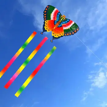 Farebný Motýľ Kite Obrovský Motýľ Draka A Dlhý Chvost Draka Vonkajšie Hry Hračky Pre Chlapcov A Dievčatá Draka