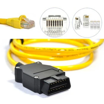 NOVÉ Ethernet na OBD Pre BMW F Series ENET Kábel E-SYS ICOM 2 Kódovanie Bez CD ESYS ICOM Kódovanie Diagnostický Nástroj