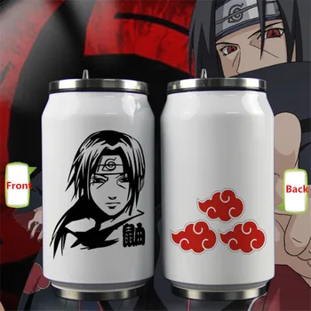 Anime Naruto Uchiha Itachi Akatsuki Cosplay Prop Sharingan Vody Pohár Školy Teen Piť Kávu Termosky Šálka Z Nerezovej Ocele Fľašu