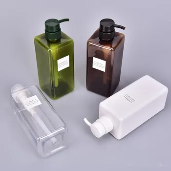 650 ml plastových vyprázdnenie čerpadla dávkovač fľaša šampón, sprchový gél fľaša Cestovné Parfum Kvapaliny Kozmetické Ampulky