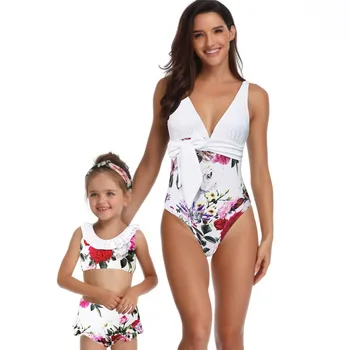2020 Novú Rodinu Zodpovedajúce Oblečenie Matka, Dcéra Plavky Rodiny Vyzerajú Plavky Mama A Dcéra Plavky, Mama A Ja Bikiny