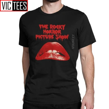 Pánske T-Shirt Rocky Horror Picture Show Úžasné Bavlna RHPS Halloween Tim Curry Klasické Janet T Tričko
