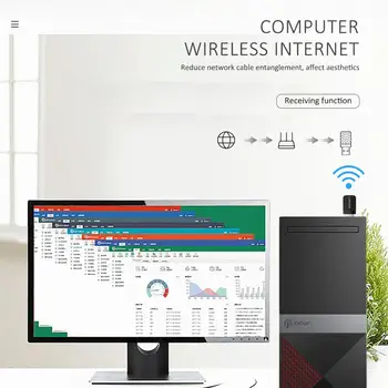 1300Mbps dvojpásmový Bezdrôtový USB3.0 WiFi adaptér RTL8812BU Wi-Fi Prijímač Dongle 2.4 G +5 GHZ pre Pc s Windows XP/Vista/7/8/10 Mac