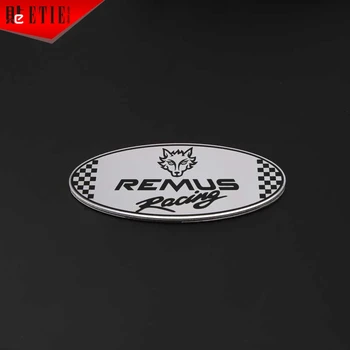 ETIE REMUS Logo 3D Lepidlo Vozidla Kovové Nálepky Hliníkové Auto Racing Obtlačky Zábal Auto Styling Motorové Diely, Príslušenstvo
