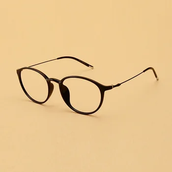 Šírka-135 ultra ľahkých uhlíkových volfrámové ocele pamäť tenké chrámu rám na dioptrické okuliare ženy malé ženské krátkozrakosť, eliptické okuliare, rám