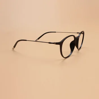 Šírka-135 ultra ľahkých uhlíkových volfrámové ocele pamäť tenké chrámu rám na dioptrické okuliare ženy malé ženské krátkozrakosť, eliptické okuliare, rám