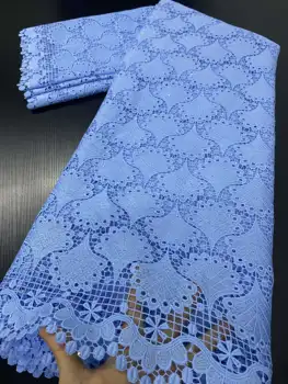 2020 Nový Príchod Afriky Guipure Čipky Textílie Materiál Nigérijský Kábel francúzsky Rozpustné vo Vode Textílie, Čipky Na Šaty YA3398B-4