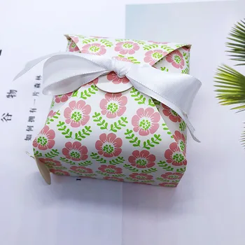 Multi-farebný Kvet dizajn Cake Box Svadobné Prospech Darčekové krabičky na Sladkosti Boxov a Darčekové Tašky Factory Priameho predaja 20pcs/veľa