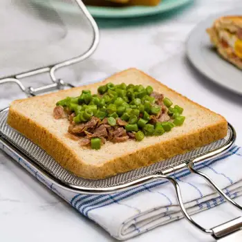 Z nehrdzavejúcej Ocele sendvičovač Formy na Pečenie Chleba hriankovač Breakfast Stroj Chlieb, Tortu Nástroj