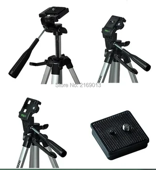 Weifeng WT-330A práce Videokamera DV statív + Mobilný telefón, clip Ďalekohľady