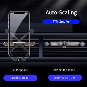 OSEVPORF ABS Auto Držiaka Telefónu, Pre iPhone 11 Pro MAX 2020 Telefón Stojan Pre Samsung S10 S20 Univerzálny Air Vent Mount Držiak do Vozidla