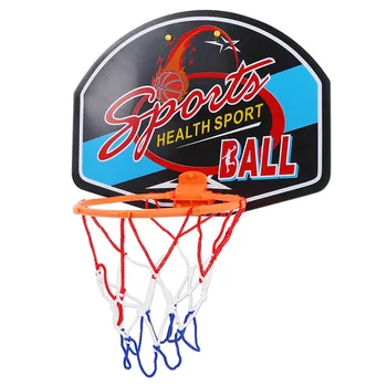 27*21 cm Plastové Hračky Odrazila Krytý Nastaviteľné Zavesenie Basketbal, Nohejbal Hoop Basketbal Toy Box Mini Basketbal Rada