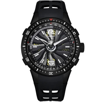 Mechanické náramkové hodinky Mužov Osobnosti Automatické športové Pánske Hodinky z Nerezovej Ocele, 5Bar Sapphire Crystal Hodinky Mužov Nové 2020