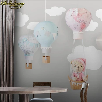 Beibehang Vlastné Cartoon zvierat balón tapety pre deti miestnosti v pozadí fotografie, maľby, tapety na steny, spálne nástenná maľba