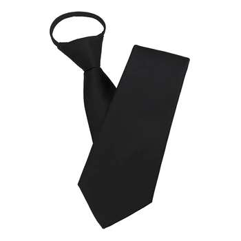 JEMYGINS Mens PreTied Nastaviteľné Farbou Hodvábna Kravata 8cm zips, kravaty, ashion business bežné série lenivý kravatu Svadobný dar