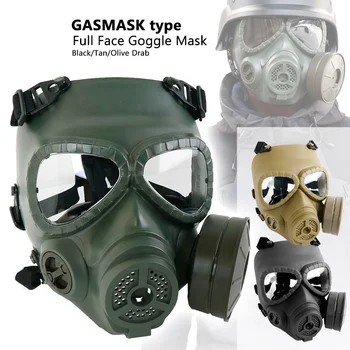 Airsoft Paintball Maska M04 Armády Vojenské Plynovú Masku Plnú Tvár Taktické Okuliare Masky Lebky Figuríny Wargame Lov Maska