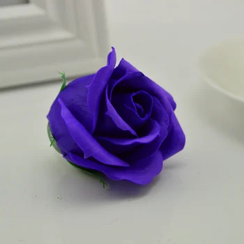 50pcs Slik vôňa ruže pre domáce svadobné dekor príslušenstvo falošné Vaňa kvet DIY veniec Valentína darček Umelé mydlo kvet