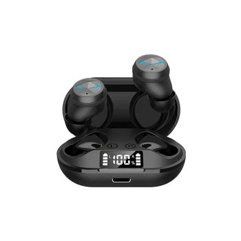 TWS Bluetooth 5.0 Slúchadlá S Mikrofónom LED Displej Bezdrôtové Bluetooth Slúchadlá Slúchadlá Nepremokavé Potlačením Hluku Headset