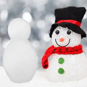 4 Ks Vianočné Biely Snehuliak Tvar Formy Polystyrénu Styrofoam Remeslá
