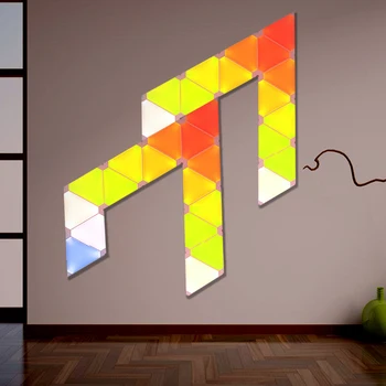 Nový, Originálny Nanoleaf Trojuholník Noc Plná Farba Smart Odd Ľahká Práca s Mijia pre Apple Homekit Domovská stránka Google Vlastné Nastavenie