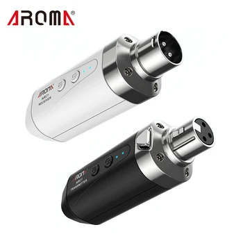 ARÓMA ARC1 Mikrofón, Bezdrôtový Prenos Systém Transmisster Prijímač 4 Kanály, Max. 35m Efektívny Rozsah XLR Pripojenie