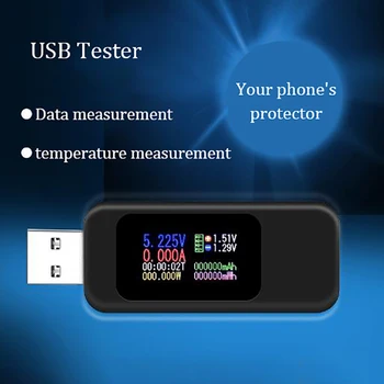 10 V 1 pre Digitálne Dispay 4-30V DC USB Tester Aktuálne Napätie Nabíjačky Indikátor Power Bank Kapacita Batérie Volt na Meter Detektor