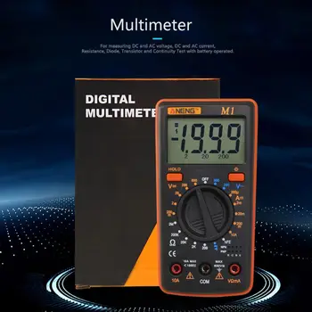 Vreckový Digitálny Multimeter AC/DC Napätie, Prúd Odpor Tranzistora Test Vodivosti univerzálnych meracích prístrojov