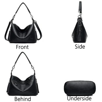 Ženy ramenný messenger taška ovčej kože vysokej kvality bežné tašky cez rameno, pevná zips farby fashion kabelka, taška Bolsa Feminina