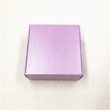 Kreatívne 100ks farebný papier darčekové balenie box rôznych lietadiel prázdny kartón šperky príslušenstvo úložný box