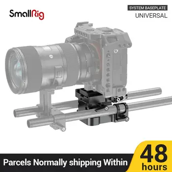 SmallRig DSLR Fotoaparát Rig Universal 15 mm Železničnej Systém Podpory Doskou Pre Video Streľba Rýchle Uvoľnenie 2092