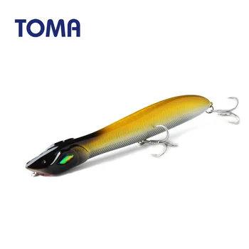 TOMA Topwater Popper Rybárske Lure Wobbler 140mm 27g Pevného Plastu Umelé Návnady Crankbait Plávajúce Popper Pre Basy Šťuka