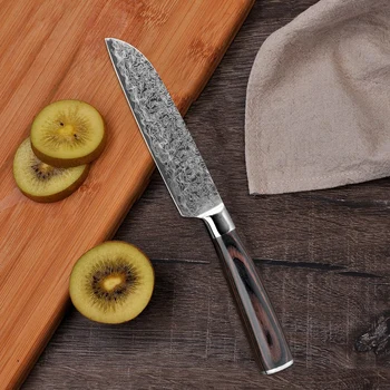 XITUO 5 palcový Filetovanie Nože Ostré Kuchynské Mäso nôž Vysoko Uhlíkovej Ocele 7Cr17Mov Ovocie Frézovanie Japonský Nôž Santoku Nože