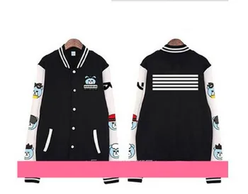 Mainlead Kpop Bigbang Baseball Jednotné VYROBENÉ Kabát Varsity Jacket Outwear Muži Ženy Unisex