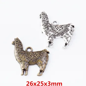 25 kusov retro kovové zliatiny zinku Alpaky prívesok pre DIY handmade šperkov náhrdelník, takže 7038