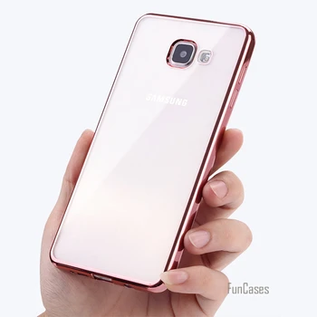 Pre Samsung Galaxy A3 A5 A7 2017 2016 Nový Luxusný Štýl Pokovovanie TPU Telefón Prípade A320F A520F A720 Silikónové Mäkké Zadné puzdro