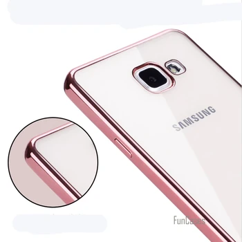 Pre Samsung Galaxy A3 A5 A7 2017 2016 Nový Luxusný Štýl Pokovovanie TPU Telefón Prípade A320F A520F A720 Silikónové Mäkké Zadné puzdro