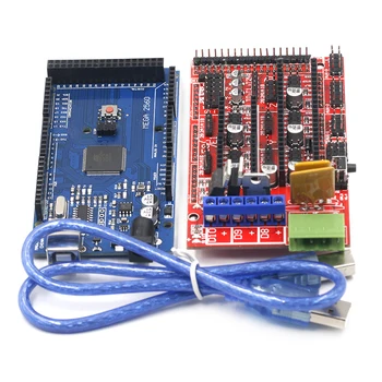 Mega 2560 R3 Mega2560 REV3 + RAMPY 1.4 Radič pre Arduino 3D Tlačiarne arduino auta Reprap MendelPrusa
