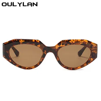 Oulylan Ženy Sexy Mačka Očí, slnečné Okuliare Retro Mužov Malé Slnečné Okuliare Dámy Módne Transparentné Ružové Okuliare UV400 gafas de sol