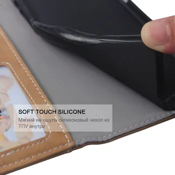 Luxusné Peňaženky obal Pre Sony Xperia XA1 Plus Ultra Prípade Vintage Flip Kožené TPU Silikónový Kryt vizitku Sloty