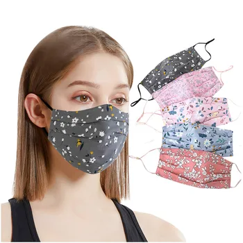 5 ks Nastaviteľné opaľovací Krém Dospelých Žien Hodváb Umývateľný Facemask Safet Chrániť mascaras Haze Tváre Detí Mascarilla Vonkajšie maska