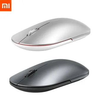 Najnovšie Xiao Bluetooth mouse Mi módne Wireless Mouse Hra Mouses 1000dpi 2,4 GHz WiFi link Optická Myš Kovové Prenosné Myši