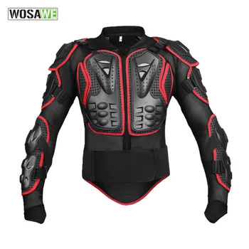 Wosawe Profesionálnych Motocyklových Telo brnenie Chránič Motocross chrbta mužov Chrbtice, Hrudníka štít Ochranný Plášť Výstroj