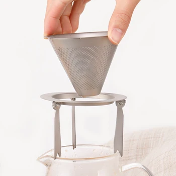 Tiatrisan Vonkajšie Titán Kávy Filter Camping Odnímateľný Cestovné filtra kávy