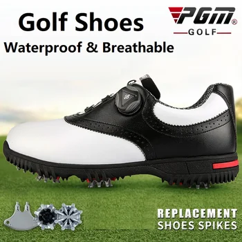 PGM Mužov Golfové Topánky Nepremokavé Športové Topánky Rotujúce Pracky Anti-slip Tenisky Multifunkčné Golf Školiteľov