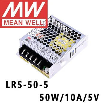 Znamená Dobre LRS-50-5 meanwell 5VDC/10A/50W Jeden Výstup Prepínanie Napájania on-line obchod