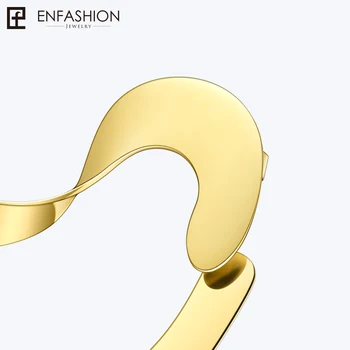 Enfashion Zvlnenie Náušnice Trendy Geometrické Pearl Náušnice Kvapka Pre Ženy Earings Módne Šperky Pendientes Mujer Moda 2020 E1058