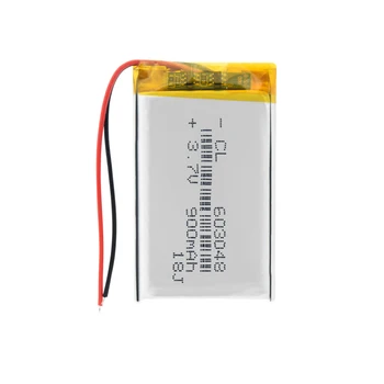 1-4P Hot Podpora Li-Polymérová Batéria li-ion 3,7 V 603048 Lítium-900mAh Nabíjateľná Bunka Pre GPS Navigátor Pos Stroj PDA DVR
